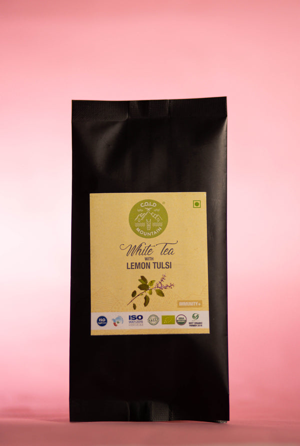 WHITE TEA WITH LEMON TULSI (Ocimum citriodorum)