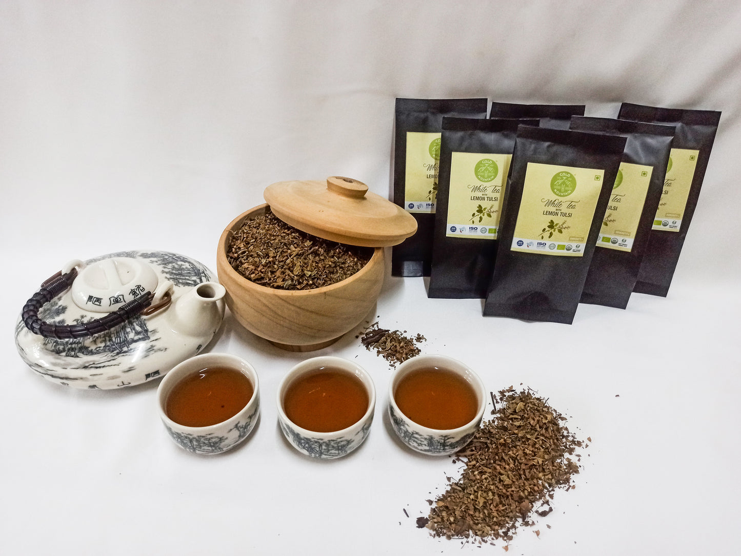 WHITE TEA WITH LEMON TULSI (Ocimum citriodorum)