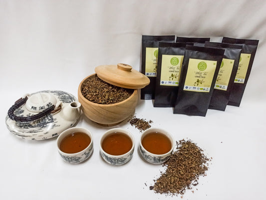 WHITE TEA WITH LEMON TULSI (Ocimum citriodorum)